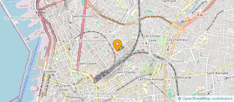 localisation de l'entreprise SOCIETE D HYGIENE ET DE CHIMIE APPLIQUEE à MARSEILLE