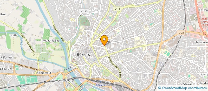 localisation de l'entreprise SOCIETE D'HYGIENE MEDICAL NORD à BEZIERS