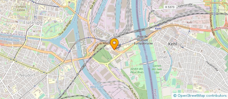localisation de l'entreprise SOCIETE D'IMAGERIE DU RHIN à STRASBOURG