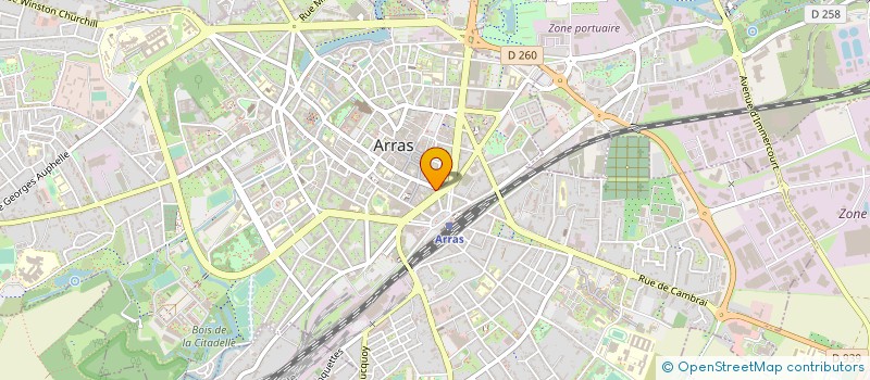 localisation de l'entreprise SOCIETE D'IMAGERIE MEDICALE RADIOPOLE ARTOIS à ARRAS