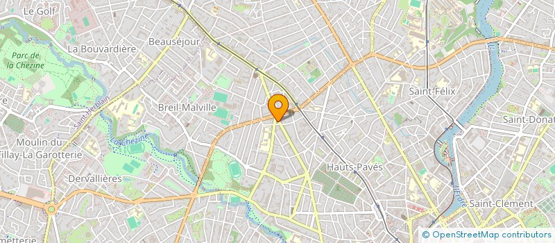 localisation de l'entreprise SOCIETE D IMMOBILIER ET DE PLACEMENTS à NANTES