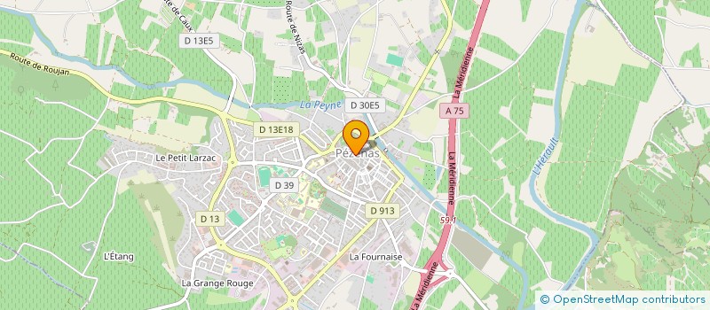 localisation de l'entreprise SOCIETE D IMPORT EXPORT DE FOSSILES ET MINERAUX à PEZENAS