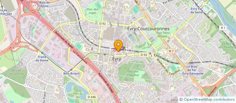 localisation de l'entreprise SOCIETE D'IMPORTATION PRODUITS EXOTIQUES à EVRY-COURCOURONNES