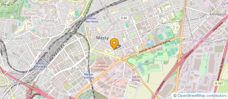 localisation de l'entreprise SOCIETE D'IMPRESSION DE MASSY à MASSY