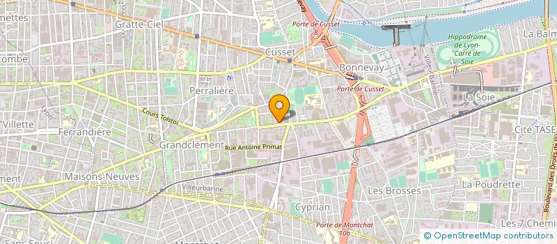 localisation de l'entreprise SOCIETE D'IMPRESSION DE VILLEURBANNE à VILLEURBANNE