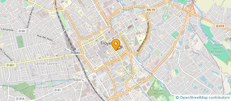 localisation de l'entreprise SOCIETE D'IMPRESSION ET DE PUBLICITE  TROYES