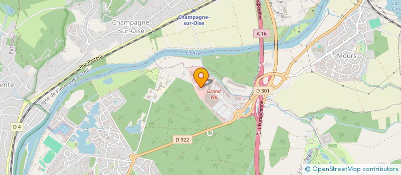 localisation de l'entreprise SOCIETE D'IMPRESSIONS TYPOGRAPHIQUES  L'ISLE-ADAM