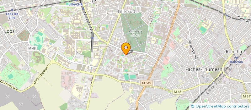 localisation de l'entreprise SOCIETE D'INFORMATIQUE ET DE GESTION POUR L'AUTOMOBILE - SIGPA à LILLE
