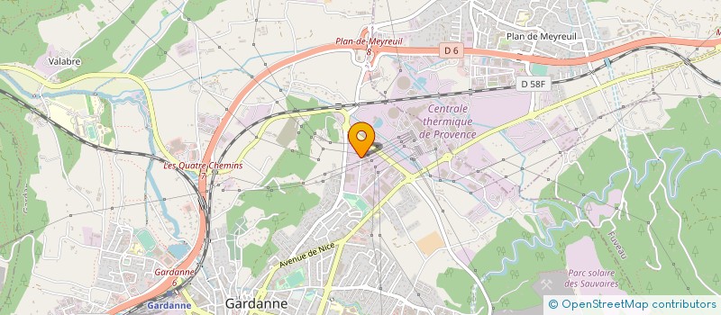 localisation de l'entreprise SOCIETE D'INGENIERIE D'ELECTRONIQUE ET D'ELECTROTECHNIQUE à GARDANNE