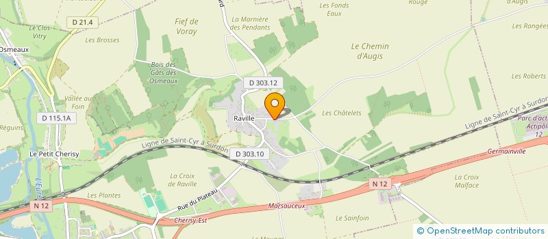 localisation de l'entreprise SOCIETE D'INGENIERIE DROUAISE à CHERISY