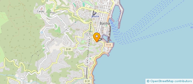 localisation de l'entreprise SOCIETE D INGENIERIE EN AMENAGEMENT GESTION DE L ENVIRONNEMENT ET DES RISQUES INDUSTRIELS à BASTIA