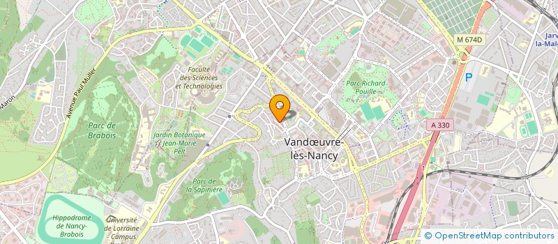 localisation de l'entreprise SOCIETE D INGENIERIE ET BUREAU D ETUDE  VANDUVRE-LES-NANCY