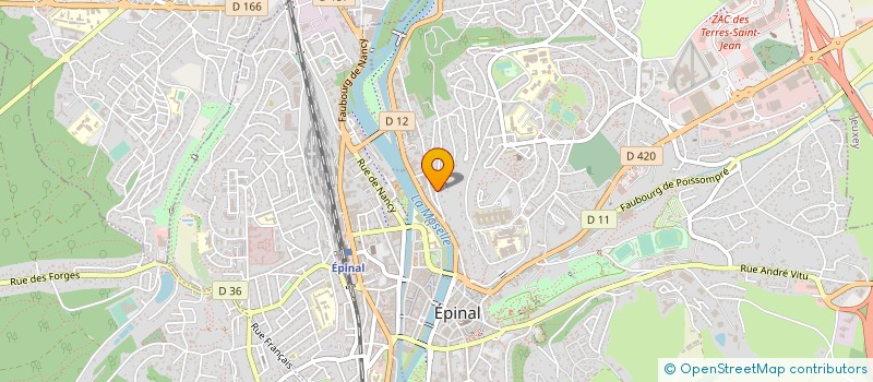 localisation de l'entreprise SOCIETE D'INGENIERIE GENERALE MARCHAL à EPINAL