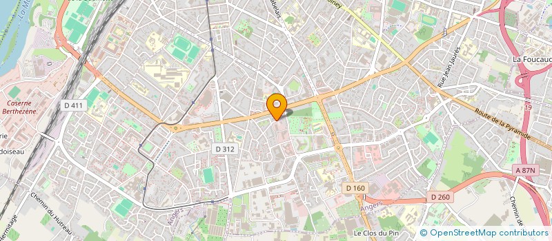 localisation de l'entreprise SOCIETE D'INGENIERIE POUR LE GENIE CIVIL ET L'EQUIPEMENT DU BATIMENT à ANGERS