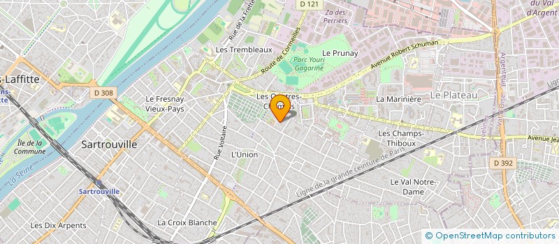 localisation de l'entreprise SOCIETE D'INGENIERIE THERMIQUE à SARTROUVILLE