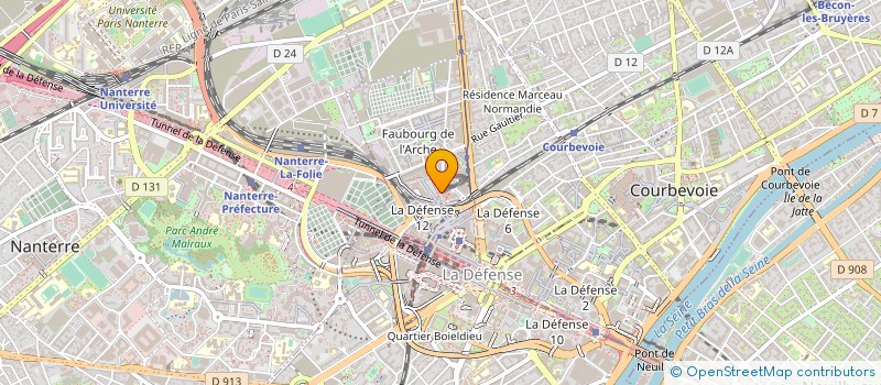 localisation de l'entreprise SOCIETE D'INGENIEURS CONSEILS ASSOCIES à COURBEVOIE