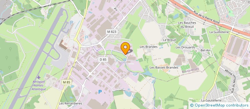 localisation de l'entreprise SOCIETE D'INNOVATIONS TECHNOLOGIQUESINDUSTRIELLES AVANCEES à BOUGUENAIS