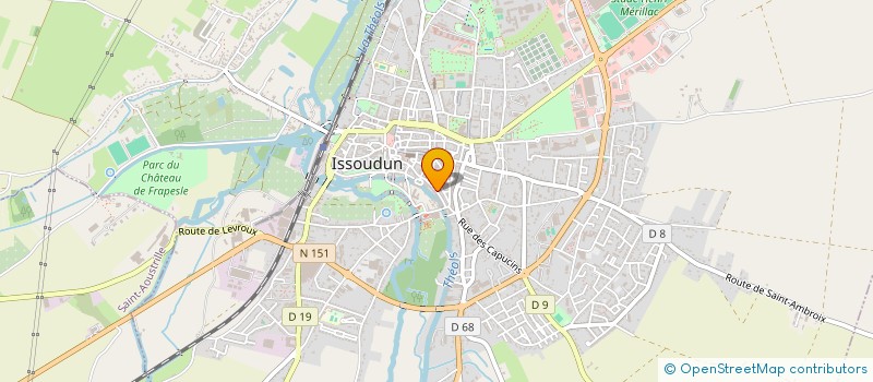 localisation de l'entreprise SOCIETE D'INSTALLATION DE CONFORT à ISSOUDUN