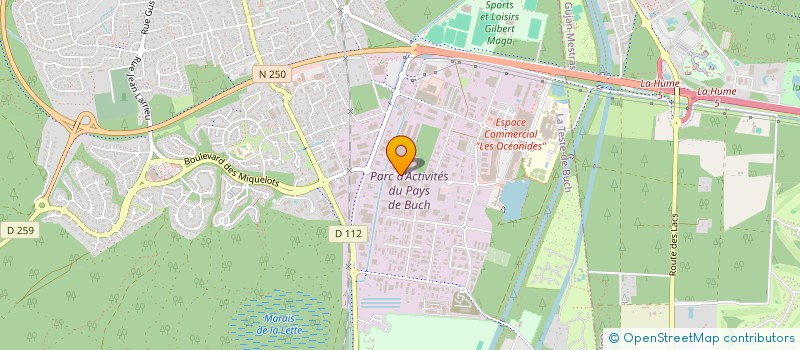 localisation de l'entreprise SOCIETE D'INSTALLATION ET DE VENTE ELECTRONIQUE ET COURANT FAIBLE à LA TESTE-DE-BUCH