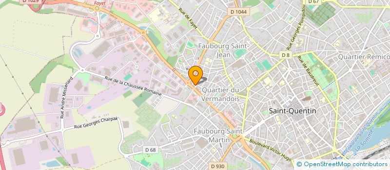 localisation de l'entreprise SOCIETE D'INSTALLATION ET REHABILITATION EN ELECTRICITE POUR LES PARTICULIERS à SAINT-QUENTIN