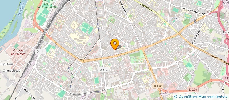 localisation de l'entreprise SOCIETE D INSTALLATIONS DE PLOMBERIE ELECTRICITE CHAUFFAGE TUYAUTERIES à LES PONTS-DE-CE