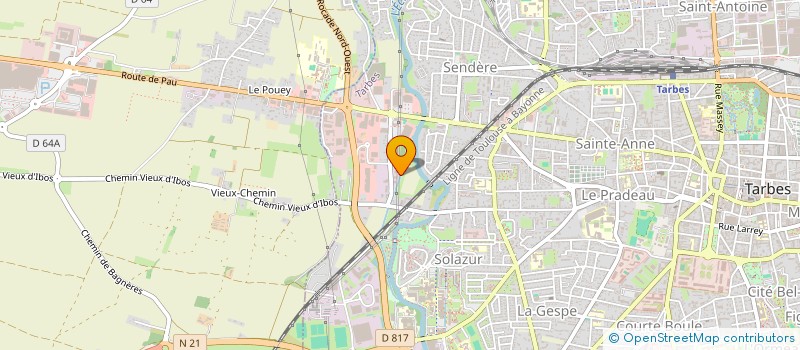 localisation de l'entreprise SOCIETE D'INSTALLATIONS ELECTRIQUES à TARBES