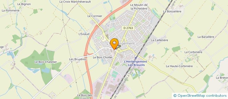 localisation de l'entreprise SOCIETE D INTERET COMMUNAL DE CHASSE DE L'HERBERGEMENT à L'HERBERGEMENT