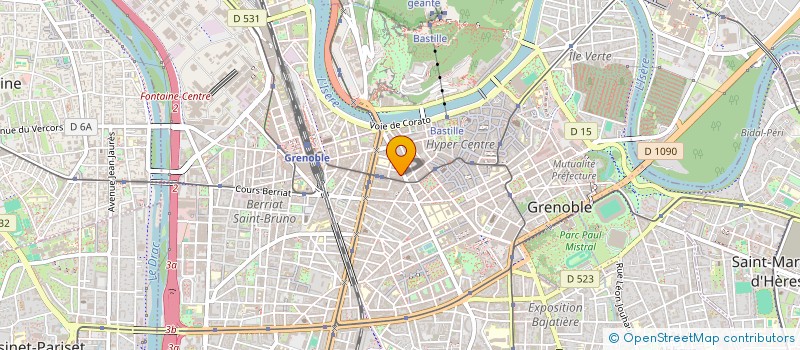 localisation de l'entreprise SOCIETE D INTERVENTION DEPANNAGE ASSAINISSEMENT PLOMBERIE ET PRE STATIONS SIDAPP  GRENOBLE