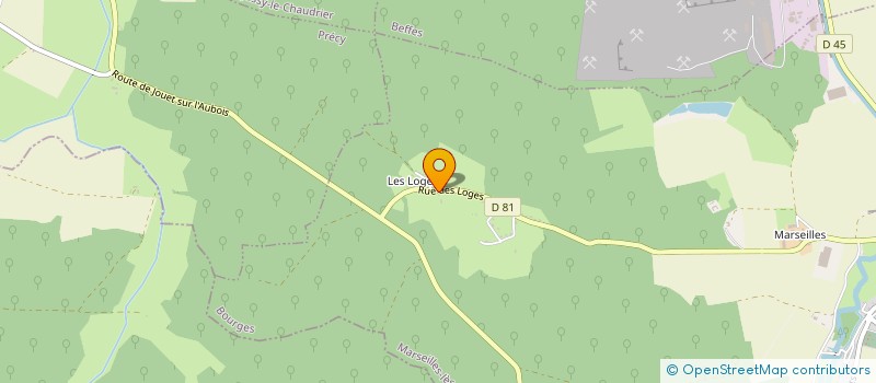 localisation de l'entreprise SOCIETE D'INVESTISSEMENT AGRICOLE MARTINEZ  MARSEILLES-LES-AUBIGNY