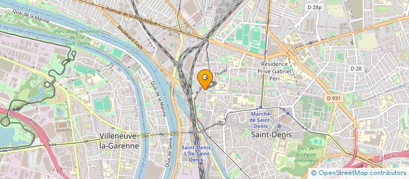 localisation de l'entreprise SOCIETE D'INVESTISSEMENT ANATOLE FRANCE  SAINT-DENIS