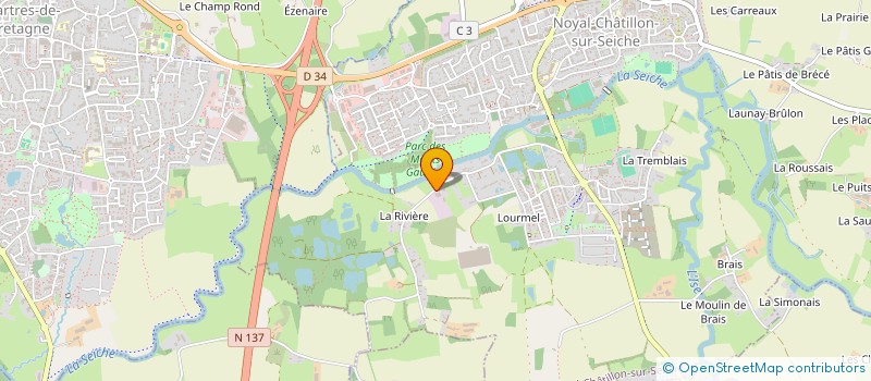 localisation de l'entreprise SOCIETE D'INVESTISSEMENT ANGEVIN à NOYAL-CHATILLON-SUR-SEICHE