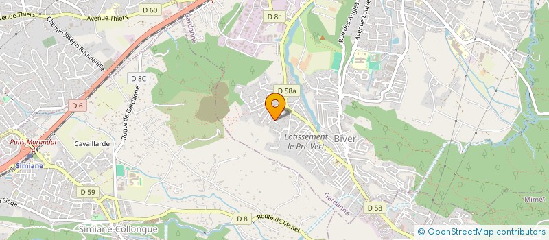 localisation de l'entreprise SOCIETE D'INVESTISSEMENT CASELLA à GARDANNE