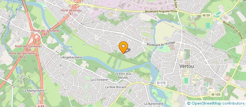 localisation de l'entreprise SOCIETE D'INVESTISSEMENT DE GESTION ET DE CONSEIL à VERTOU
