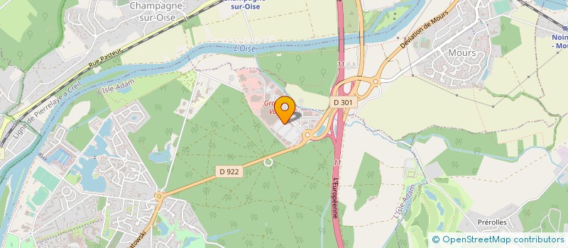 localisation de l'entreprise SOCIETE D'INVESTISSEMENT DE L'ESCHES  L'ISLE ADAM