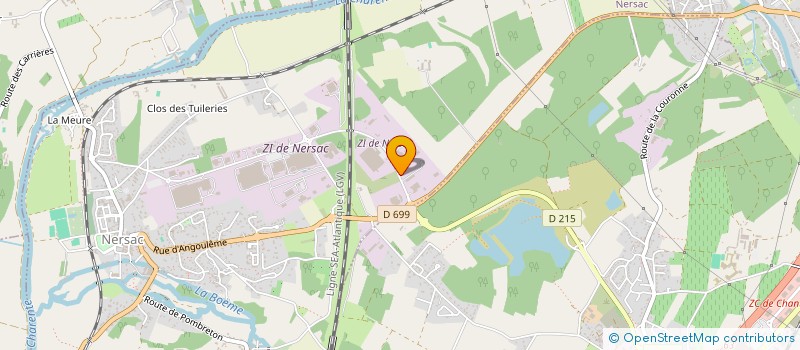 localisation de l'entreprise SOCIETE D'INVESTISSEMENT DE MAILLARD à NERSAC