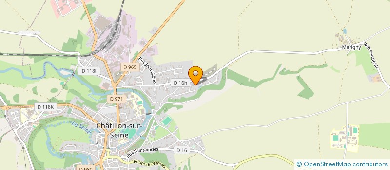 localisation de l'entreprise SOCIETE D'INVESTISSEMENT DES HAUTES TERRES  CHATILLON-SUR-SEINE