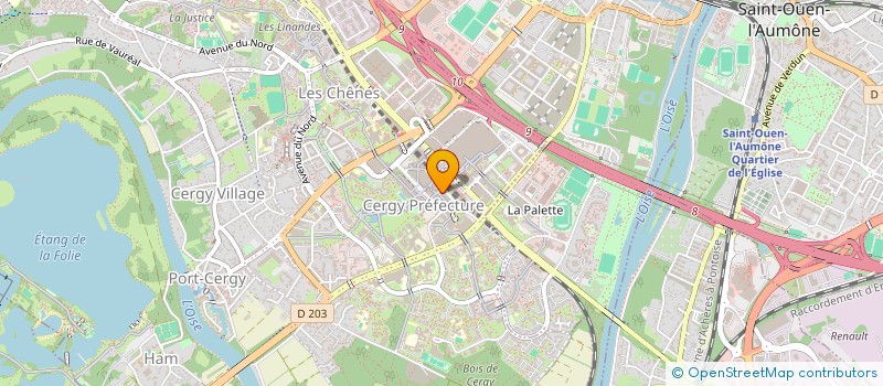 localisation de l'entreprise SOCIETE D INVESTISSEMENT DES MODES D ACCUEIL ET DE VIE à CERGY