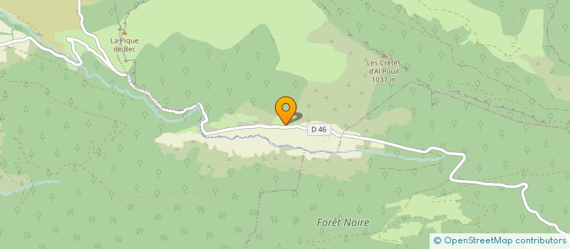 localisation de l'entreprise SOCIETE D INVESTISSEMENT DU PAYS DE SAULT  QUILLAN