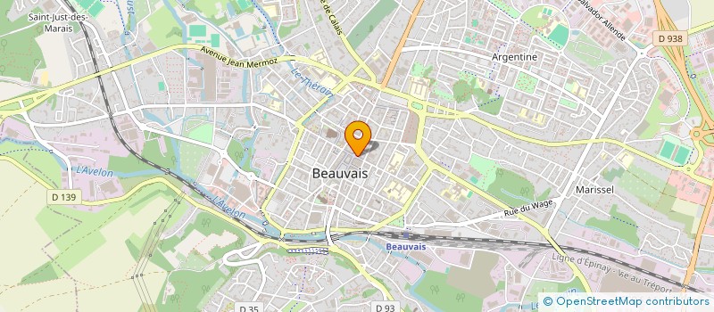 localisation de l'entreprise SOCIETE D INVESTISSEMENT ET GESTION IMMOBILIERE  BEAUVAIS