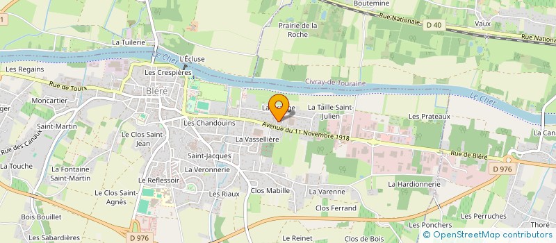 localisation de l'entreprise SOCIETE D'INVESTISSEMENT FONCIER DU VAL DE CHER à BLERE