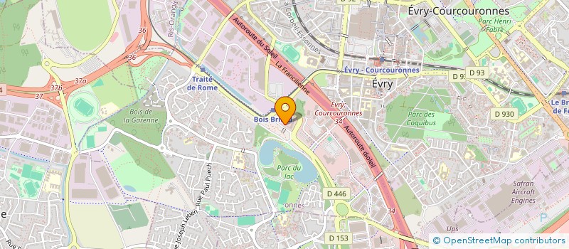 localisation de l'entreprise SOCIETE D'INVESTISSEMENT FRANCE HOTELS à EVRY-COURCOURONNES