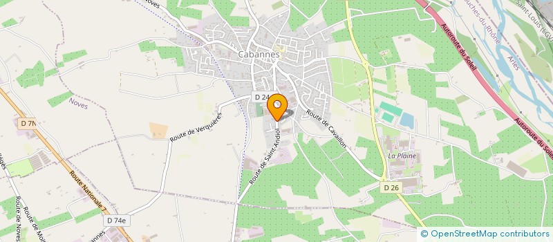 localisation de l'entreprise SOCIETE D'INVESTISSEMENT JYL  CABANNES