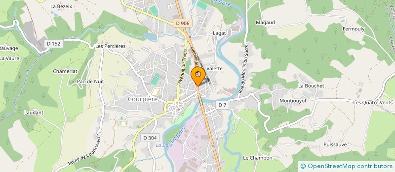 localisation de l'entreprise SOCIETE D'INVESTISSEMENT LARROYE à COURPIERE