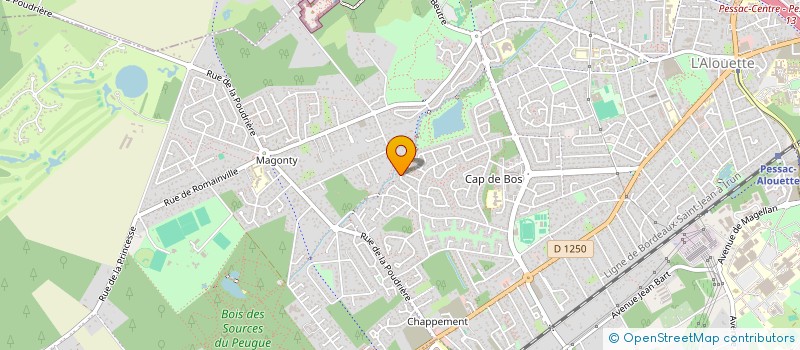 localisation de l'entreprise SOCIETE D INVESTISSEMENT LES CANARIS à PESSAC