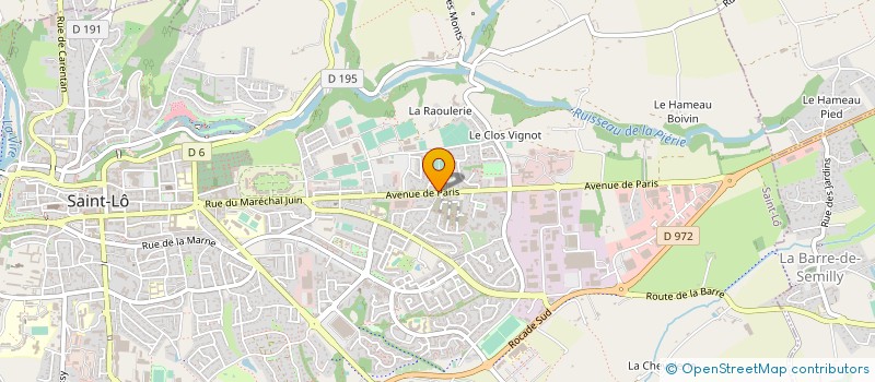 localisation de l'entreprise SOCIETE D'INVESTISSEMENT POUR LA RECHERCHE APPLIQUEE EN ELEVAGE - SIRAE à SAINT-LO