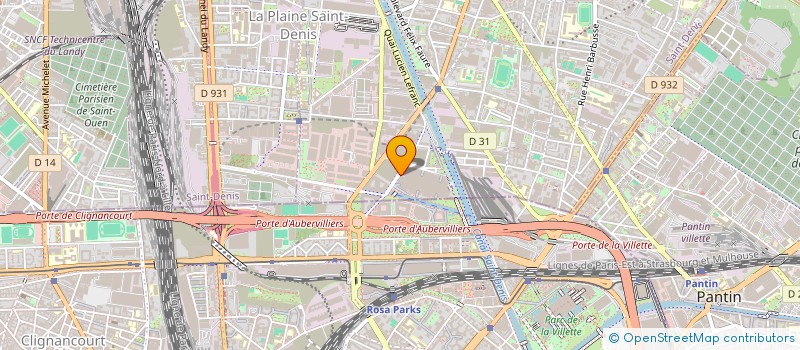 localisation de l'entreprise SOCIETE D INVESTISSEMENT RADIALL à AUBERVILLIERS