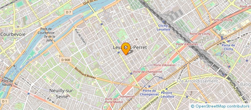 localisation de l'entreprise SOCIETE D'INVESTISSEMENTS COMMERCIAUX à LEVALLOIS-PERRET