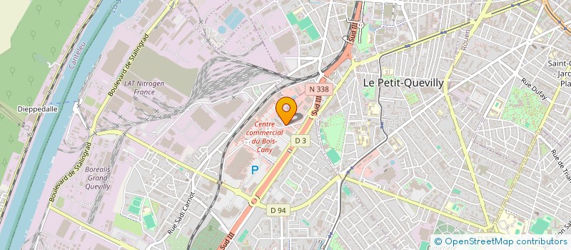 localisation de l'entreprise SOCIETE D'INVESTISSEMENTS DU NORD - SIN  LE GRAND-QUEVILLY