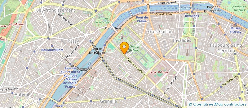 localisation de l'entreprise SOCIETE D'INVESTISSEMENTS ET DE REALISATIONS IMMOBILIERES  PARIS