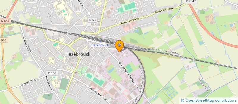localisation de l'entreprise SOCIETE D'INVESTISSEMENTS HAZEBROUCKOISE à HAZEBROUCK